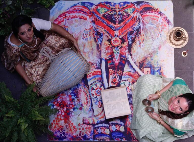 004 - ☀️Tapetes Playa-cabecera Saris, Gopi dress 🇮🇳y más en Govinda el dulce absoluto 🌞🌴 #mandala #rug #harmony #colors #meditation #chakras #light #saree #india #gopinath #fashion #picoftheday #mudras #…